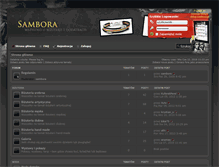 Tablet Screenshot of forum.sambora.pl